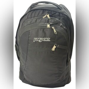 JanSport Driver 8 Rolling Laptop Backpack Black Padded 15” Travel Bag Carry On
